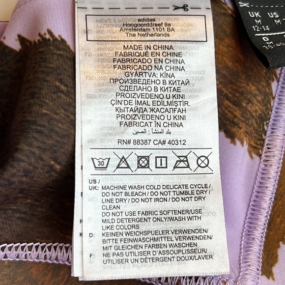 adidasx Ivy Park cow-print bra top M - Picture 8 of 8